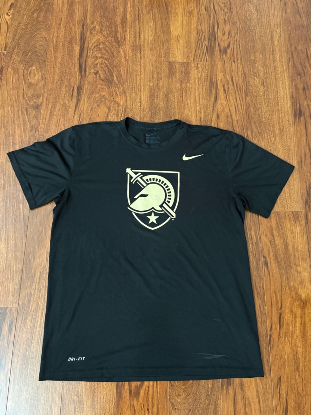 Nike Army Black Short-Sleeve Dri-FIT Tee